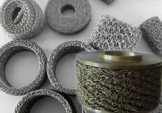 Open Cell Titanium Knitted Wire Mesh Washers for Foam Lance Filter