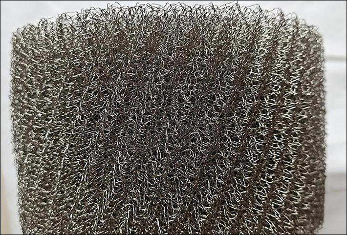 304 corrugated knitted mesh